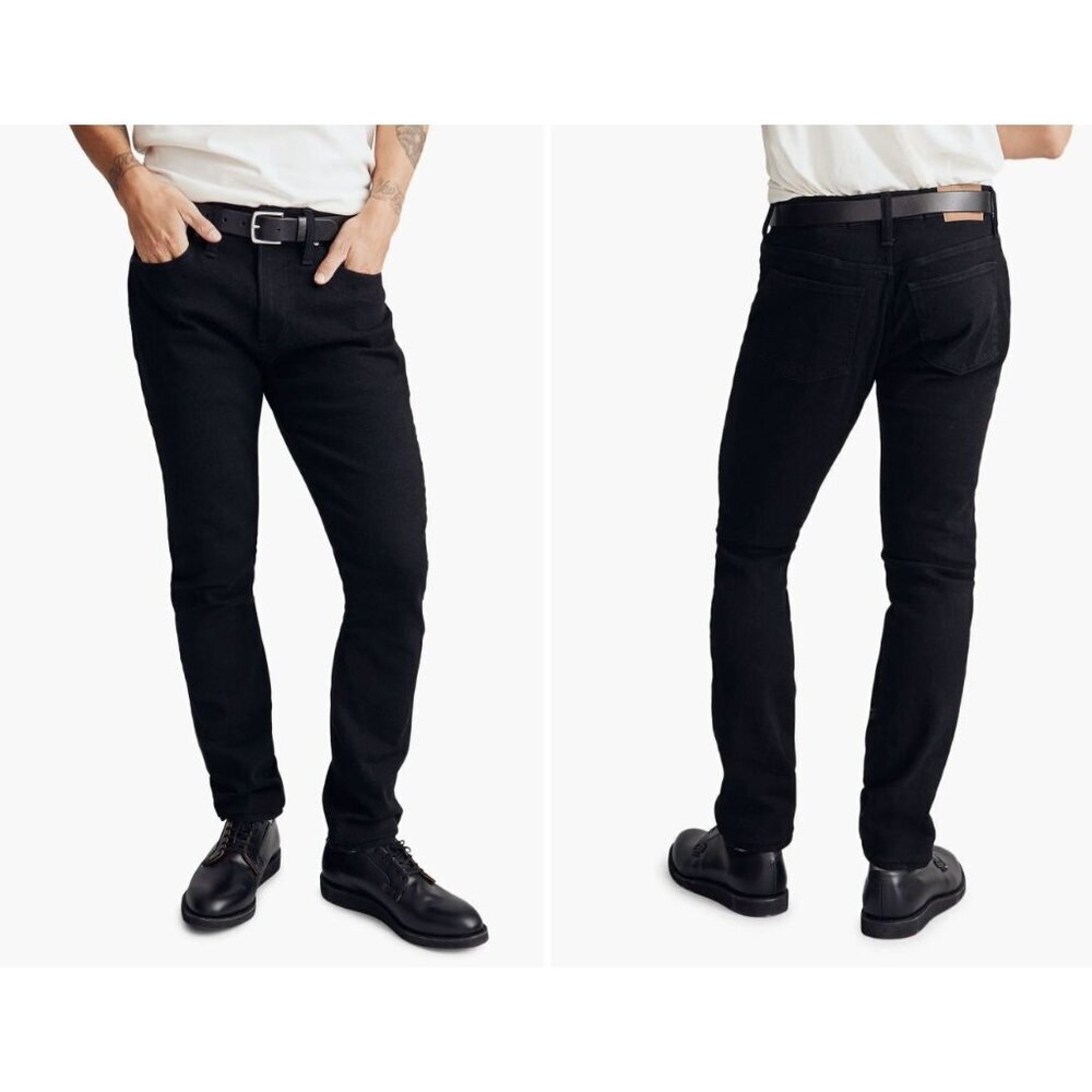 Madewell Mens Athletic Fit Slim Designer Classic Jeans Size 32x30* Black AN EXC